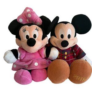 Mickey & Minnie Mouse 2015 Disney Plush Set